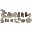 14个烘烤用模具和巧克力模 (14 Old Chocolate Moulds)
