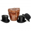 带3个帽子的帽盒 (Hatbox with 3 Hats)
