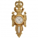 法国古典主义气压计 (French Gilt-Wood Wheel Barometer)