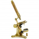 英国黄铜显微镜 (English Compound Monocular Microscope)