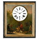 带八音盒的画挂钟 (Picture Clock with Musical Movement)