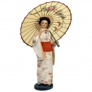 罕见的自动音乐玩偶喝茶的日本少女, Vichy制造, 约1900年