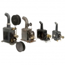 4 Metal Magic Lanterns, c. 1900–1920