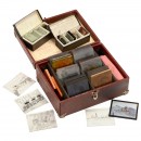 3 Kits for Making Magic Lantern Slides at Home, c. 1920