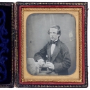 Ambrotype: Boy with Stereo Viewer, c. 1856