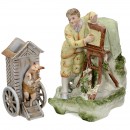 2 Porcelain Figurines, c. 1900