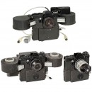 3 Special Stasi Cameras with Motor, c. 1980