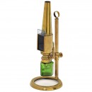 Rare Microscope Oil Lamp by Watson & Sons, c. 1880