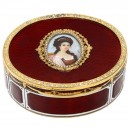 Contemporary Oval Musical Box