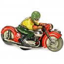 Schuco Motodrill 1006 Motorcycle Racer, c. 1950