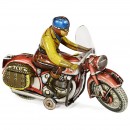 Tippco Motorcycle with Saddle Bags TCO 59, c. 1955