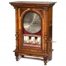 Polyphon Coin-Operated Disc Musical Box with 3 Dancing Dolls