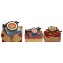 3 Simplex Tin Toy Typewriters