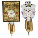 2 Black Forest Clocks, c. 1880