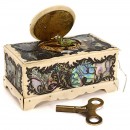 Bone and Mother-of-Pearl Singing Bird Box Automaton, c. 1930