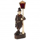 Carved Limewood Whistling Automaton by Griesbaum, c. 1930