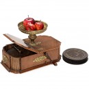 Gloriosa Musical Christmas Tree Stand and Fruit Bowl, c. 1895