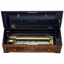 Large Mandolin Musical Box, c. 1885