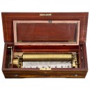Mandoline Musical Box, c. 1870