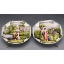 Pair of Musical Plates, c. 1890
