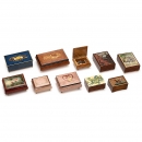 Group of 10 Musical Boxes