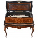 Mandoline & Bells Musical Box by Samuel Troll Fils, c. 1880