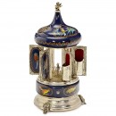2 Cigarette Carousels with Musical Movements, c. 1950