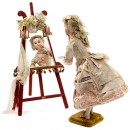Musical Coquette Automaton by Gustave Vichy, c. 1885