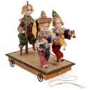 Clown Trio Pull Toy, c. 1910