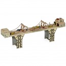 Tin Clockwork Busy Bridge Toy, c. 1930