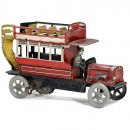 German Tinplate Double-Decker Bus No. 339, c. 1920