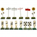 14 Märklin Signal Boards, c. 1935