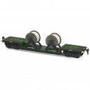 Märklin Low-Loader Car with 2 Cable Drums No. 1955K, Gauge I, c.
