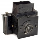 Kricheldorff Folding-Strut Mirror Reflex Camera, c. 1895