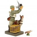 Elastolin British Soldier with Pidgeon-Camera Figure, c. 1920