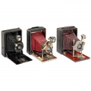 3 Field Cameras (9 x 12 cm), c. 1900