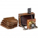 Folding-Bed Camera by Gaertig & Thiemann, c. 1902