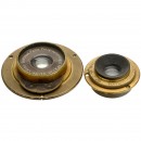 2 Wide-Angle Lenses by Berthiot, c. 1890