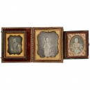 3 Daguerreotypes, c. 1848–50