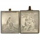 2 Lithophane Plates, c. 1880