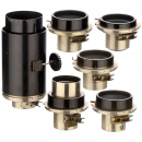 5 Movie Lenses for Debrie Cameras, c. 1940