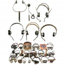 Large Group of Early Headsets