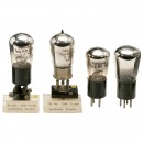 4 Telefunken Type RE Triodes, c. 1925