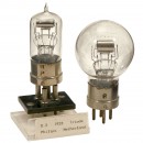 2 Early Triode Tubes