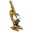 German Compound Microscope by Winkel, c. 1890