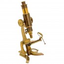 English Compound Microscope by Salmon, c. 1870
