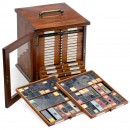 Mahogany Microscope Slide Cabinet, c. 1880