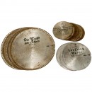 Group of Mira and Stella Discs, c. 1900