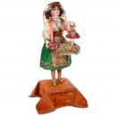 Gypsy Flower Seller Musical Automaton by Lambert, c. 1920
