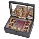 Rare Musical French Automaton Sewing Necessaire, c. 1870
